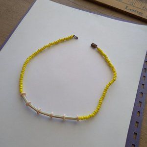 Traditional trible islander child size 14 handmade beaded necklace